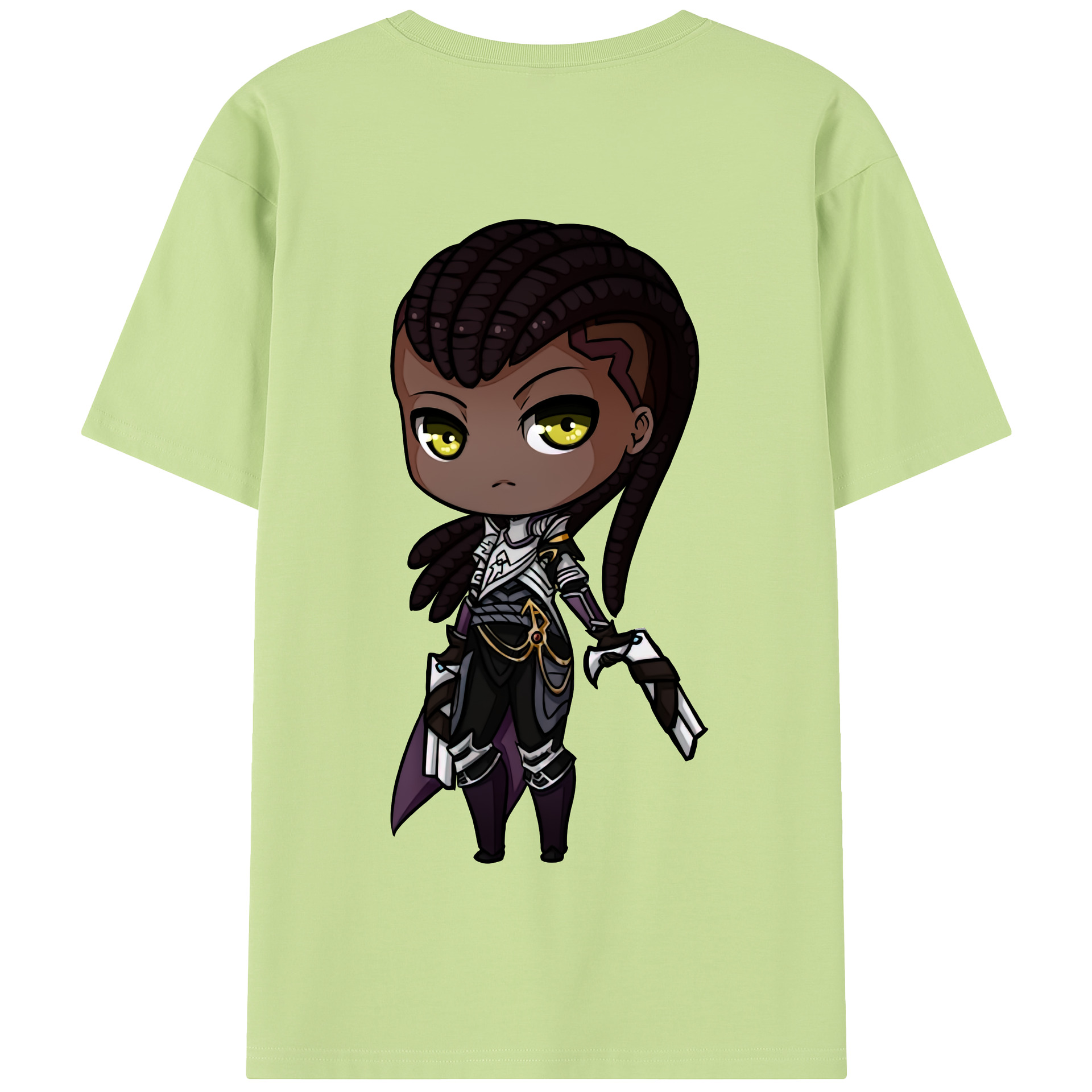 リーグ・オブ・レジェンド League of Legends LOL 綿100％半袖Tシャツ（背面プリント）